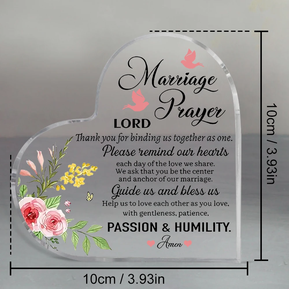 علامة الزفاف، هدية الزفاف الدينية، هدية الزفاف للأزواج حديثًا، اقتباس الصلاة للزوجين، هدية مباركة الزواج