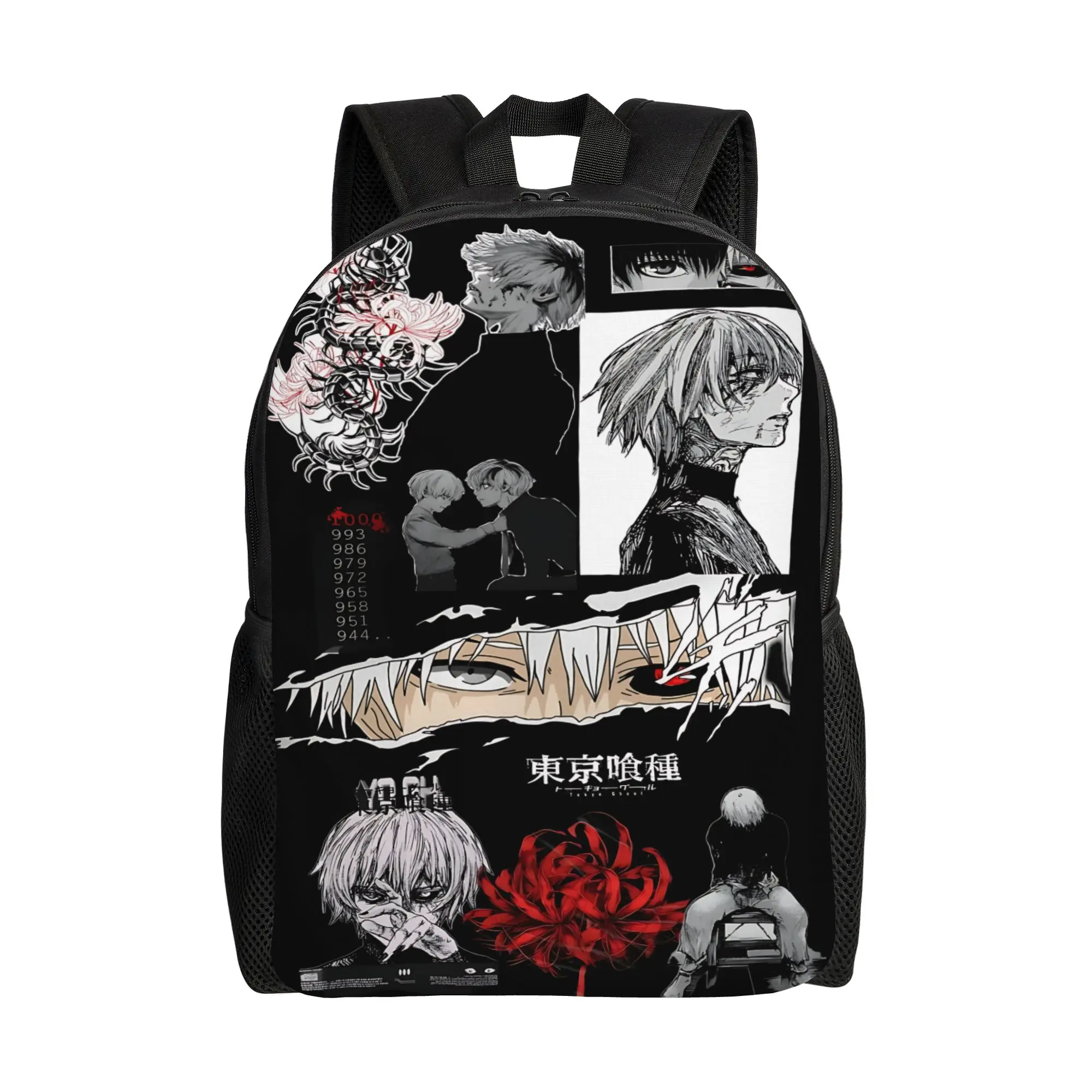 Fashion Halloween Tokyo Ghoul Kaneki Backpacks Its Bag  mochila Camping Large Capacity Rucksack