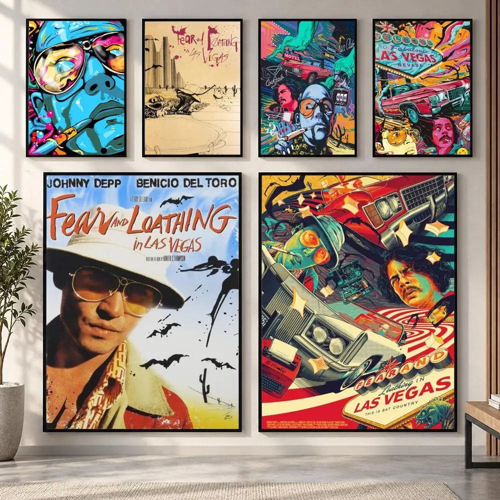 Movie Fear and Loathing in Las Vegas Poster HD art sticky wall waterproof home living room bedroom bar aesthetic decoration