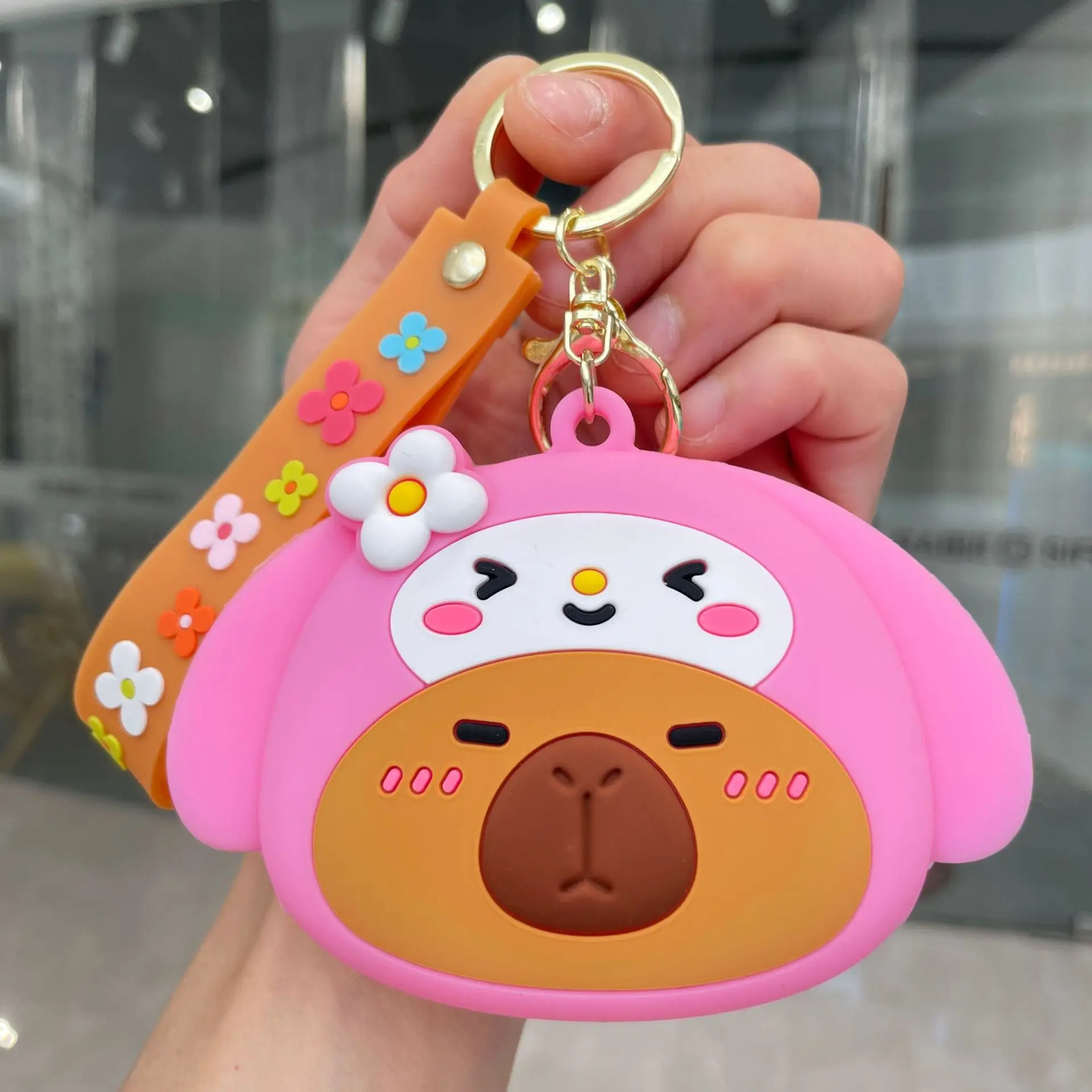 Kawaii Anime My Melody Cinnamoroll Sanrio Lovely Coin Purse Cute Cartoon Hello Kitty Kuromi Sweet Keychain Pendant Girls Gifts