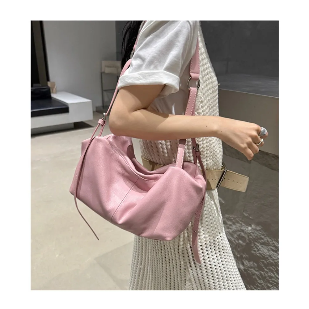 

Новая летняя женская сумка через плечо из натуральной кожи, универсальная кожаная сумка-тоут для города, модная кожаная сумка для отдыха