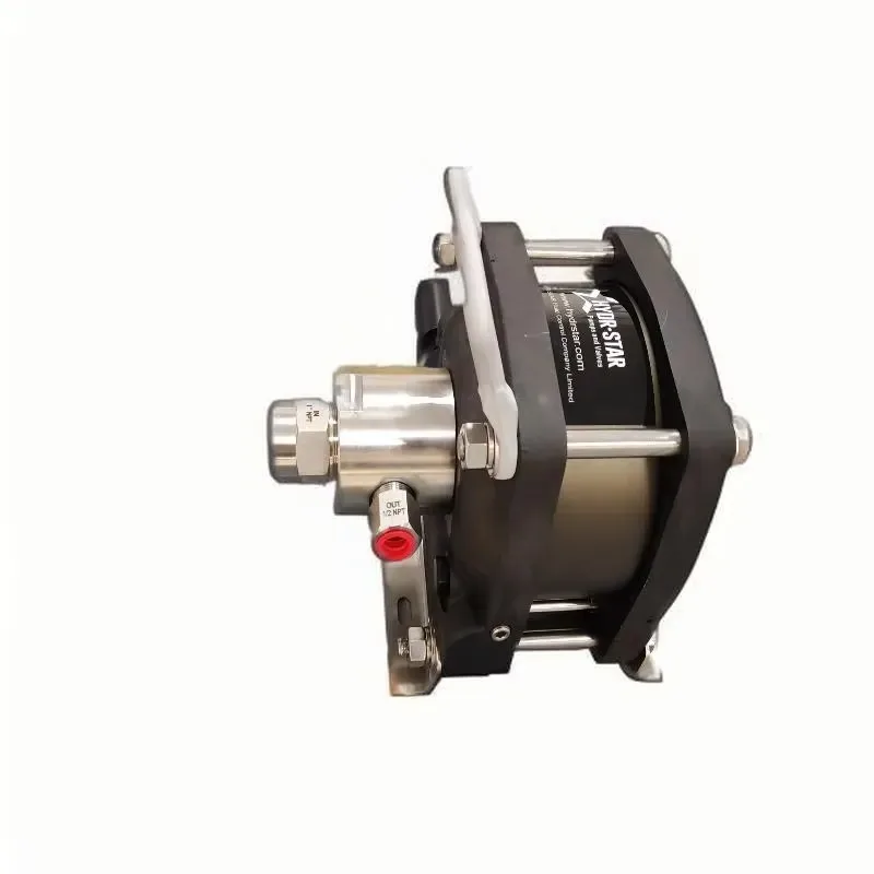 Air Driven Liquid Pump Max 1600psi High Pressure Pneumatic Driven Machine Tool Hydraulic Clamping Piston Structure Pump