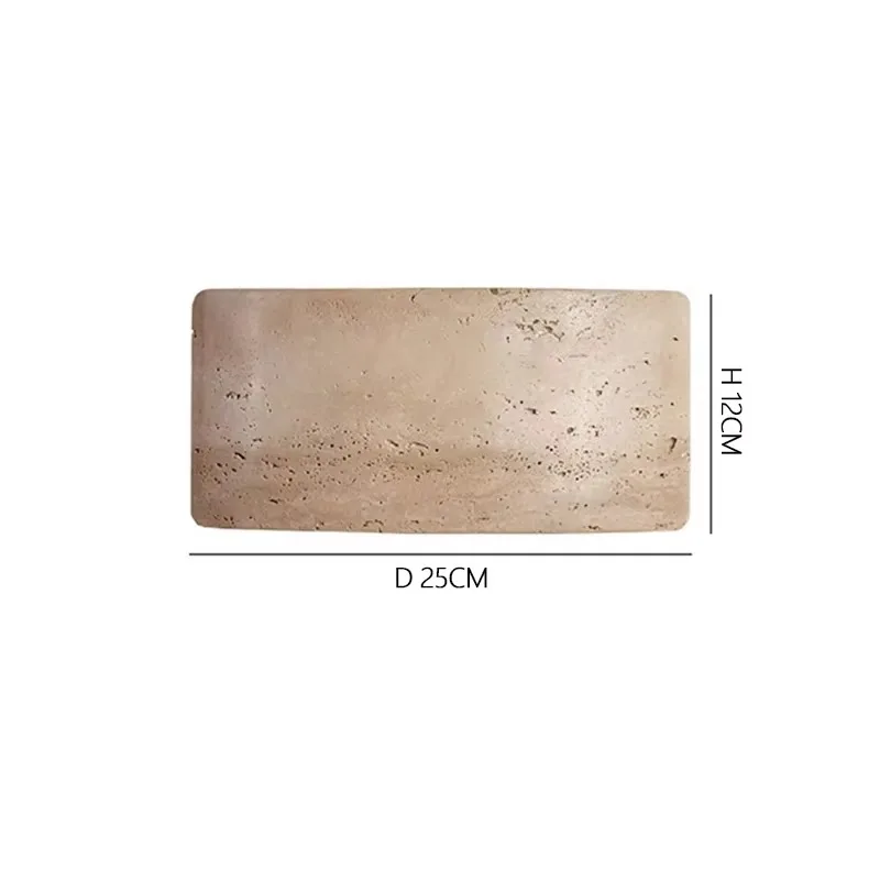 Cream-colored European-style stone wall lamps are suitable for bedroom bedside, living room and dining room.