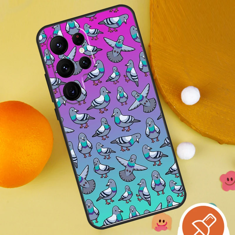 Pigeons Doves Bird Birds Flock Animal Funda For Samsung Galaxy S20 FE Note20 Ultra S8 S9 S10 Note 10 Plus S21 S22 S23 Ultra Case