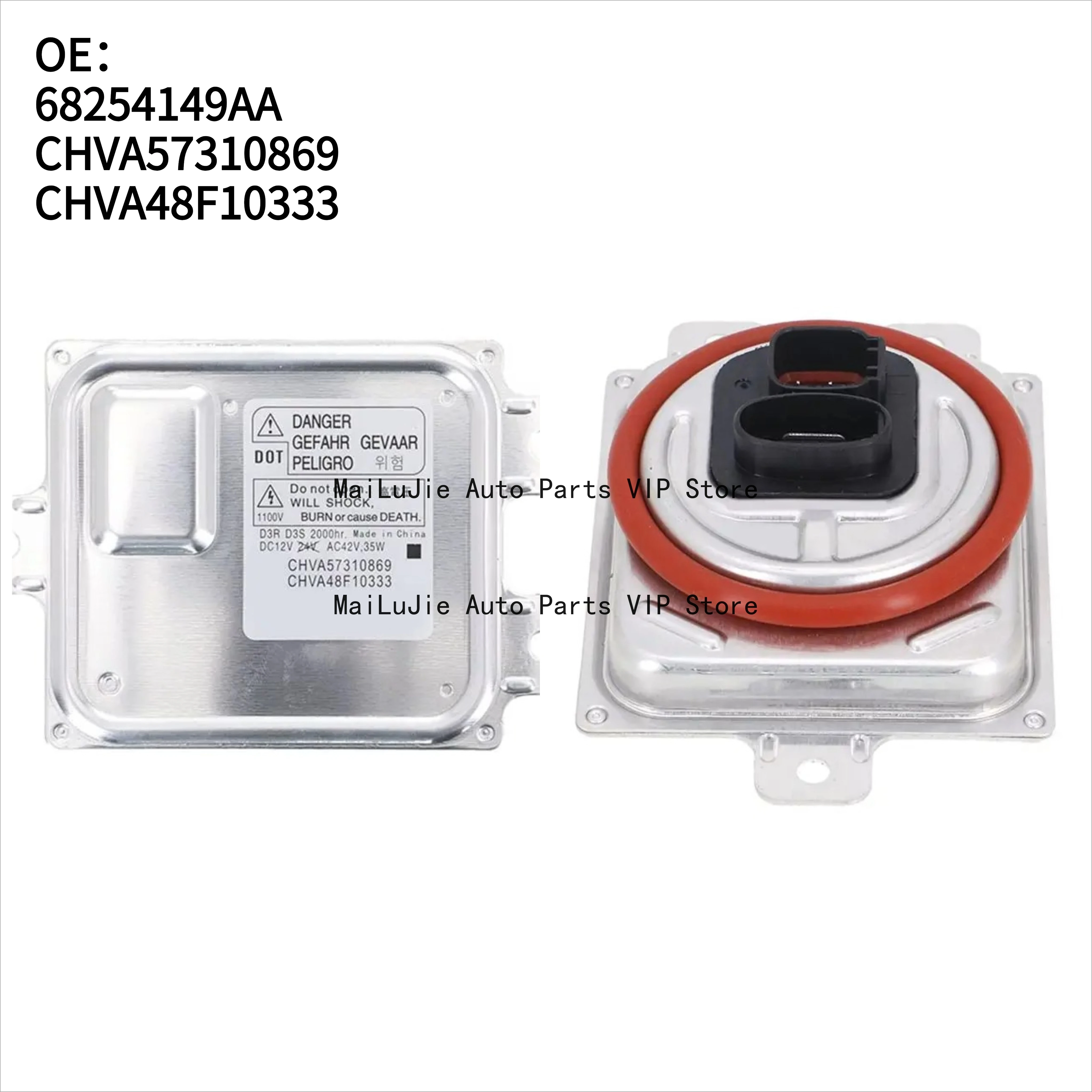 

68254149AA CHVA57310869 For 2015-2020 Dodge Challenger Headlamp D3S D3R HID Ballast Module OE CHVA48F10333 Car Accessories