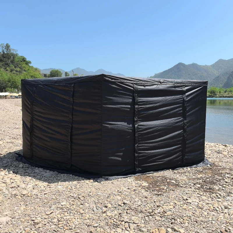 

270 degree side tent, car fan-shaped quick drive, rain and sun protection awning