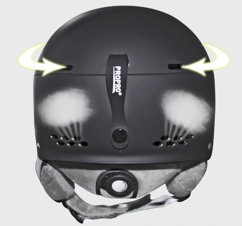 نظارات التزلج المتكاملة خوذة التزلج حامي الرأس رشاقته لوح التزلج خوذة السلامة الواقية #5