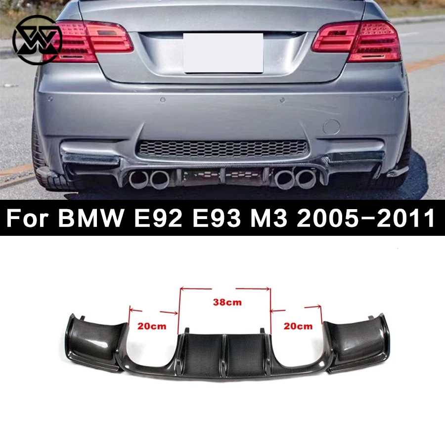 BMW E92 E93 M3 Carbon Fiber Rear Diffuser Lip