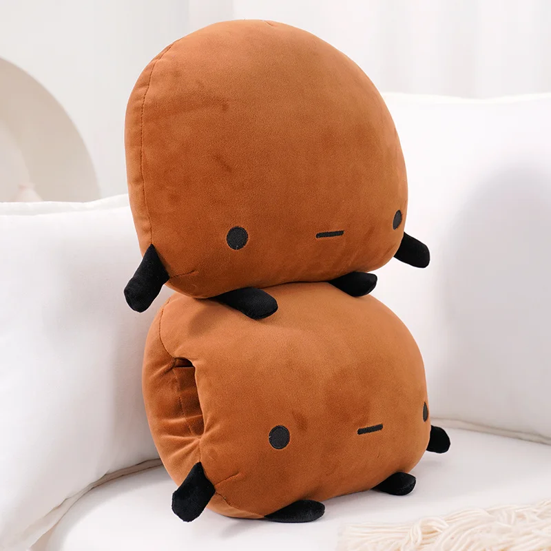 Cute and soft Sad Potato Plush Toy Potato Pendant Stuffed Brown Potato Plushies Warm hands Pillow Kawaii Girl Gifts