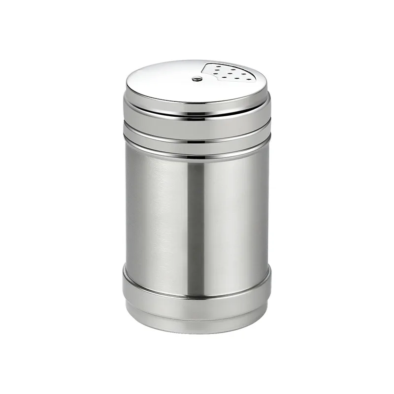 304 Stainless Steel Spice Jars Barbecue Salt Shaker Pepper Seasoning Bottle Home Condiments Storage Container Kitchen