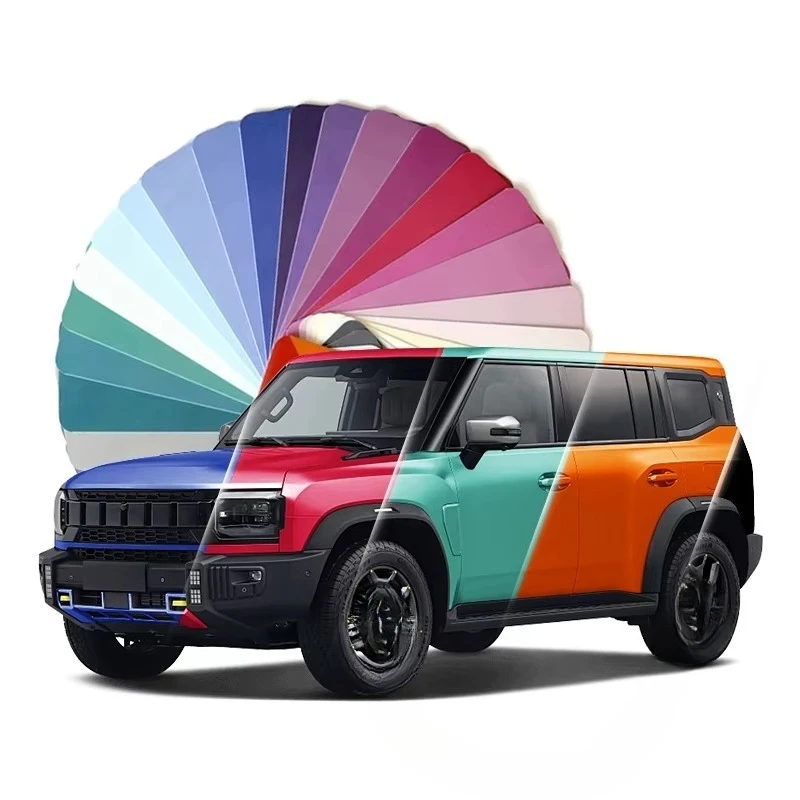 Auto Wholesale Hot Sale Super Cool TPU Film Roll Solid Colour Modification Sticker for Car Wrap Vinyl Body Color Changing