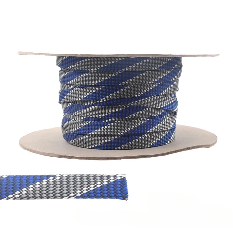 Ice Blue Gray Audio Cable Shield, Proteção trançada, Sleeving para DIY Signal Line, Cabo de alimentação, Speaker Wire, Net