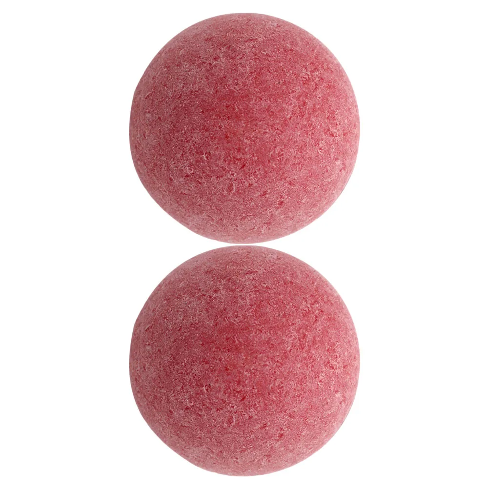 

2 Pcs Frosted Foosball Table Soccer Balls Replacement Equipment Game Parts Mini