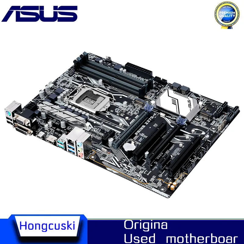 Used For ASUS PRIME Z270-K Original M.2 NVME 7th motherboard Socket LGA1151 DDR4 Z270 Desktop Motherboard