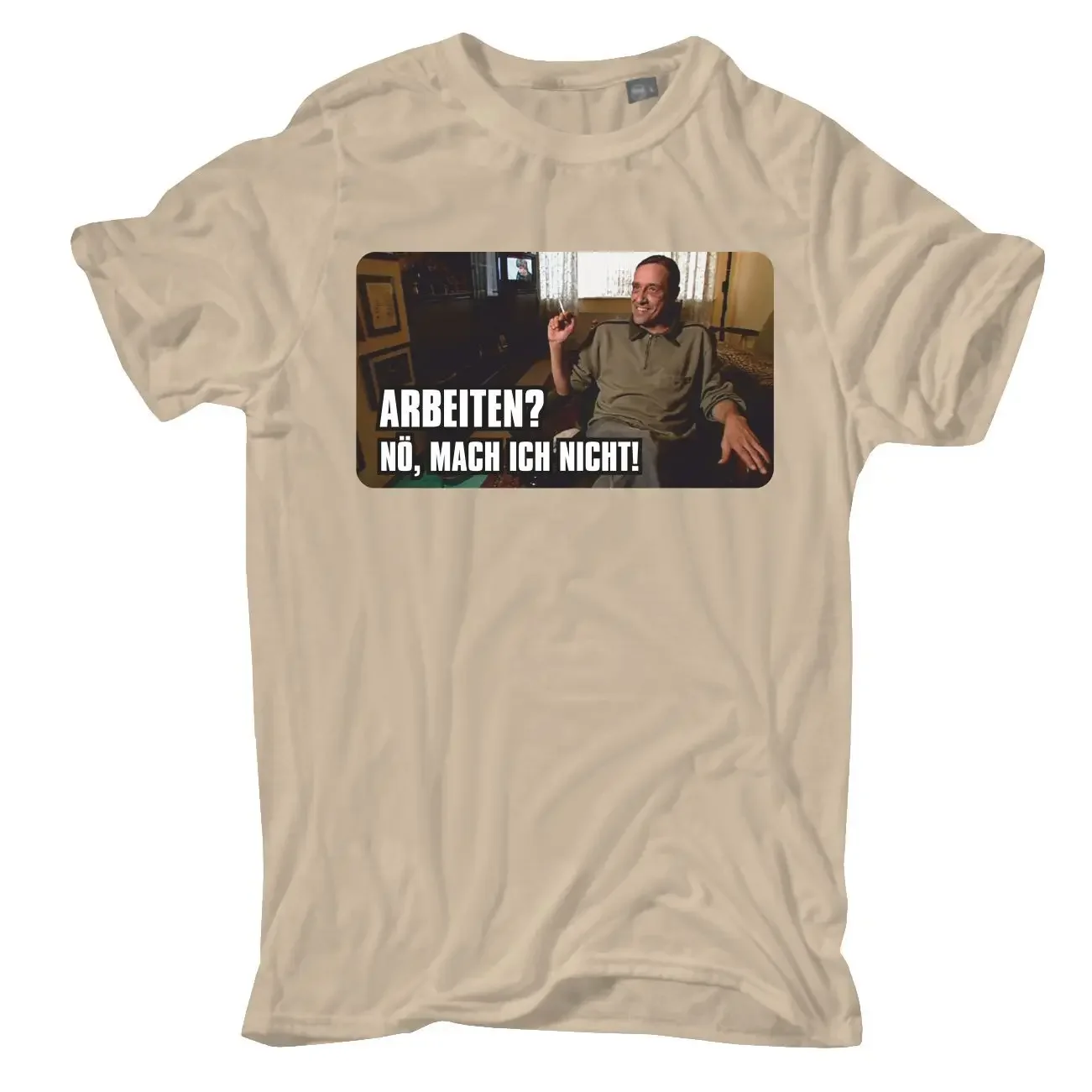 ¿Trabajo de la camiseta? No lo que no hago S a 8XL Funshirt del festival Arno dowel