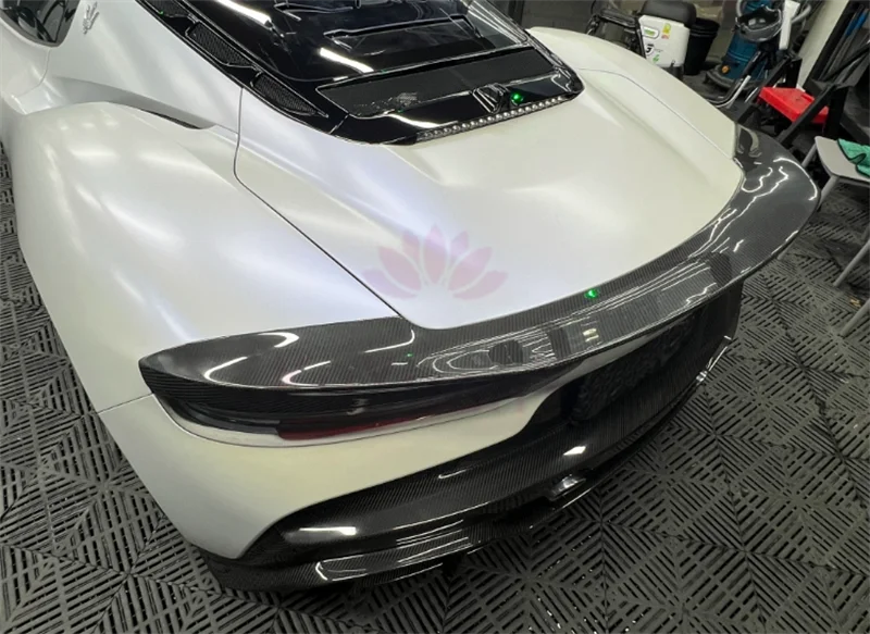 

Dry Carbon Fiber OD Style Duck Wing Component Rear Spoiler Body Kit for Maserati MC20