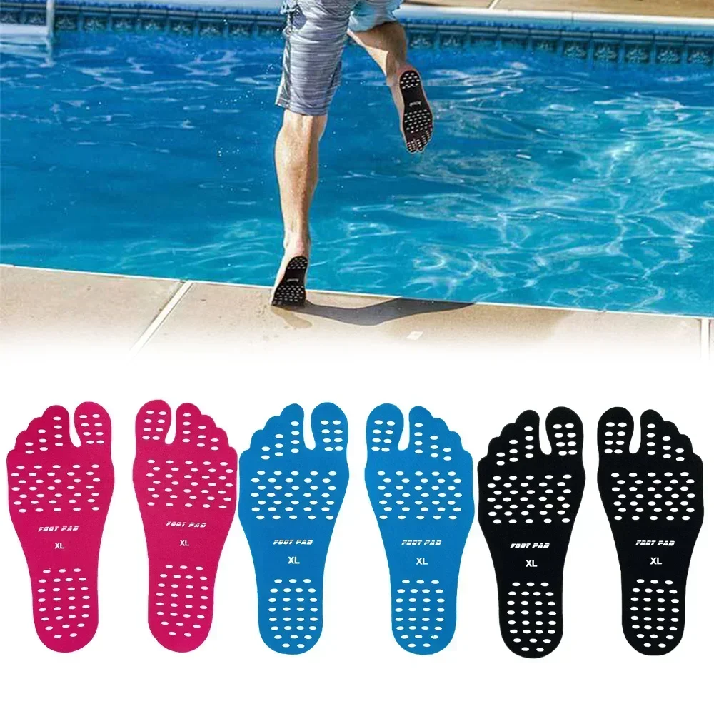 

Silicone Unisex Beach Foot Patch Pads Insoles Men Comfortable Waterproof Invisible Anti-skid Shoes Mats Women Feet Stickers Kids