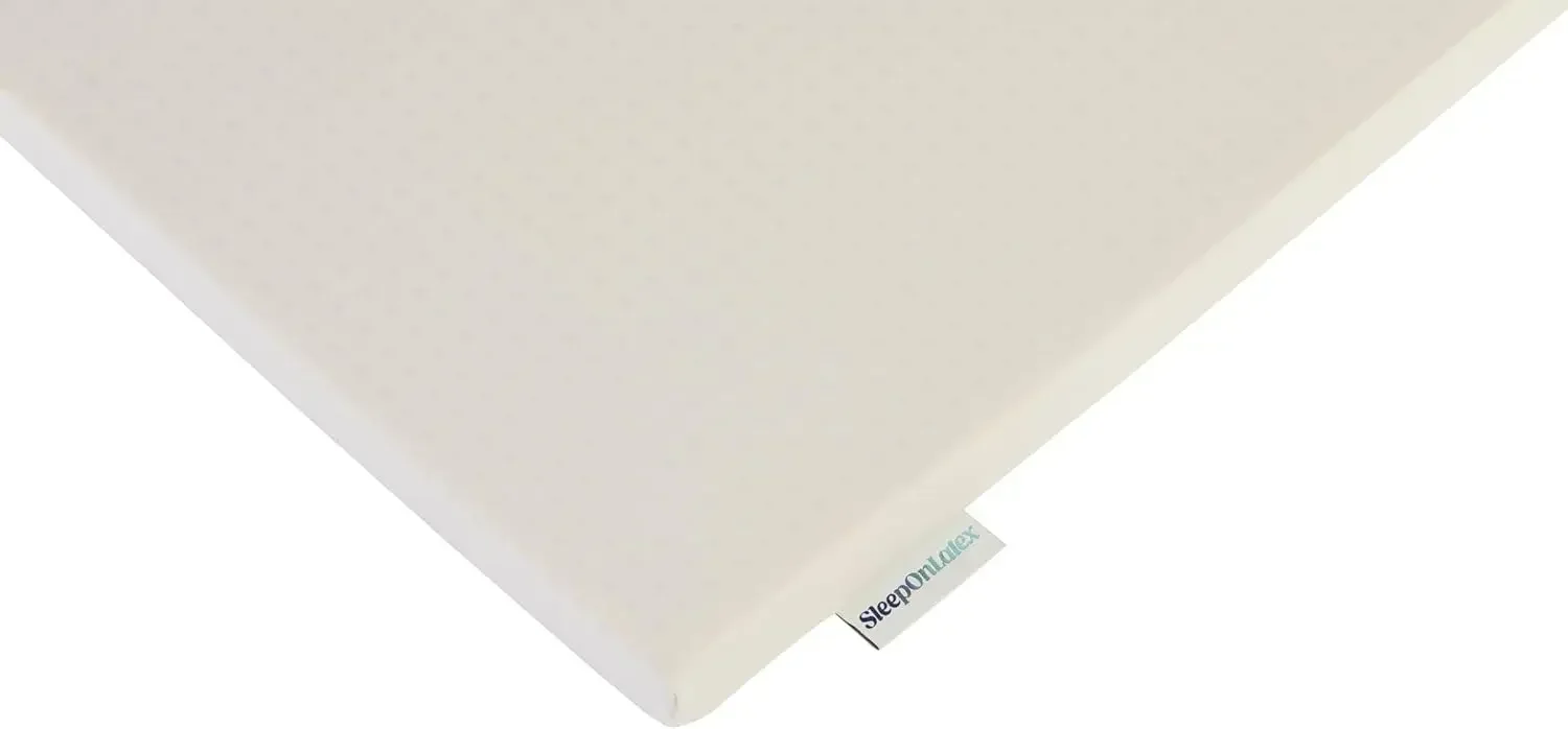 Topper w/Jersey Cover - Firm - 3 Inch - King Size (GOTS Certified Organic)Pure Green Natural Latex Mattress