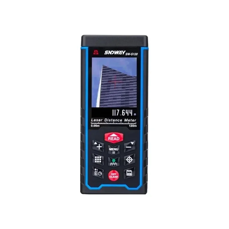 [100% NEW] 120m Camera Rangefinder SW-S120 High Quality Laser Distance Meter Area Volumn Digital Angle Ruler Measuring Tape SNDW