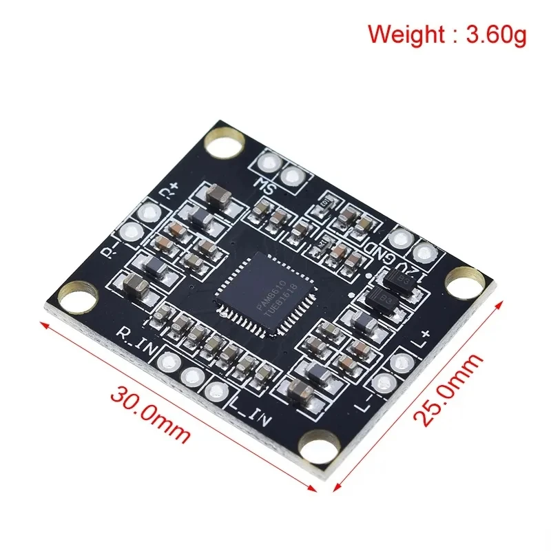 PAM8610 디지털 파워 앰프 보드, 2x15W, 2 채널 스테레오, 클래스 D 고출력 파워 앰프 보드, 마이크로