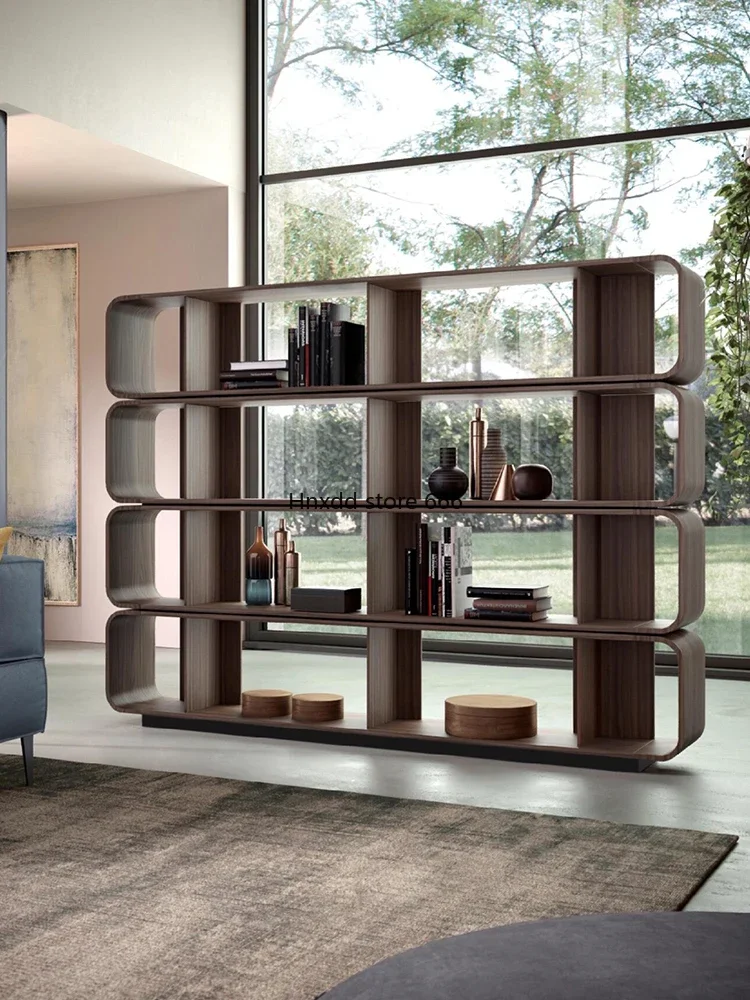 Study multi-layer large-capacity bookshelf locker living room double-sided partition cabinet