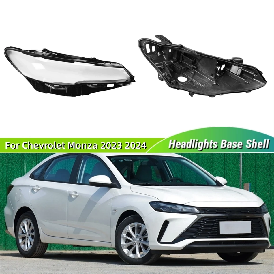 For Chevrolet Monza 2023 2024 Articles Cars Base Head Lamp Shell Headlamp Base Fixing Bracket Headlights Lights Glass