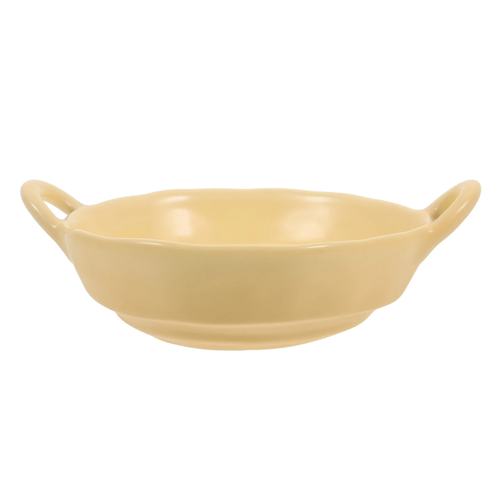 

1Pcs Hammered Soup Bowl Ceramic Heat Resistant Multipurpose Kitchenware Household Serving Bowl for Salad Baking Fruit