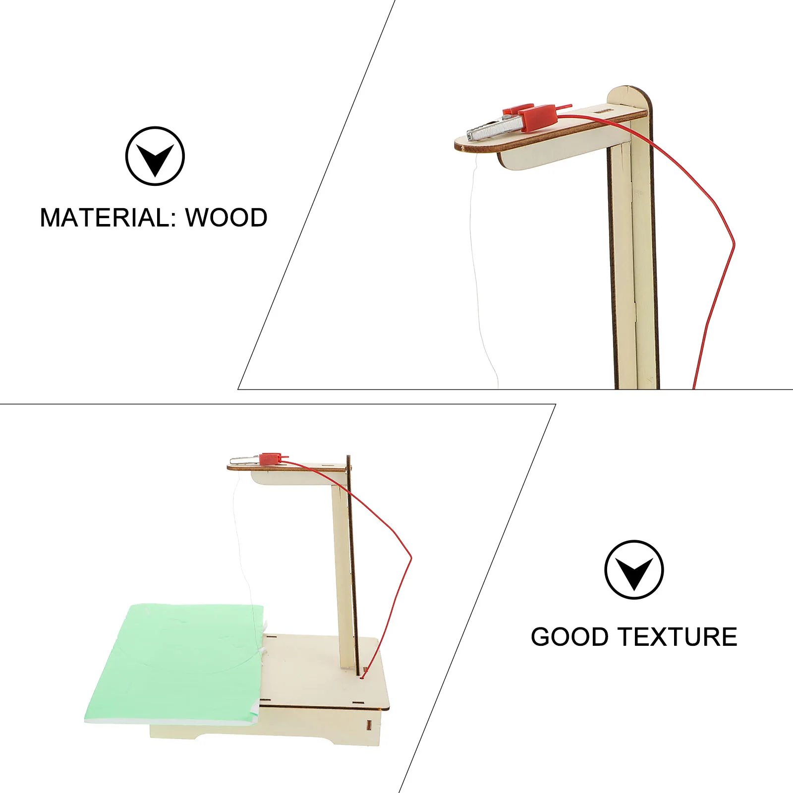 

Wooden Foam STEM Plaything Kids Educational Toy Science Learning Kit DIY Accessories Child Experiment Equipment
