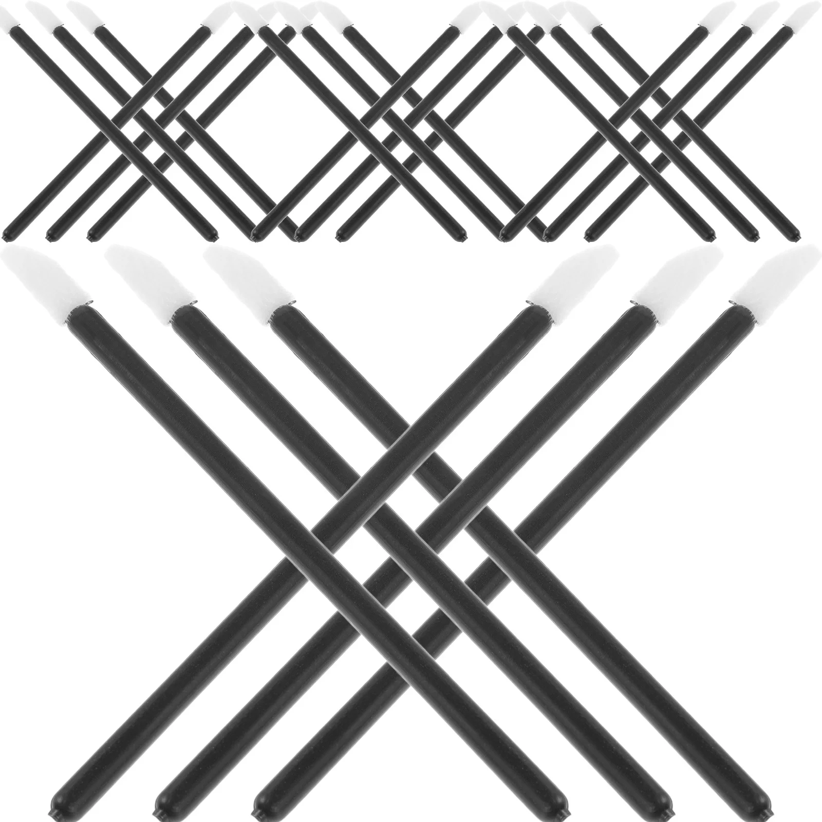 แปรงทาปากแบบใช้แล้วทิ้ง 50 ชิ้น อุปกรณ์แต่งหน้า แปรงทาลิปสติกแบบขนกำมะหยี่ สำหรับลิปกลอส อุปกรณ์เสริมความงามสำหรับร้านเสริมสวย แปรงทาปากแบบใช้แล้วทิ้ง