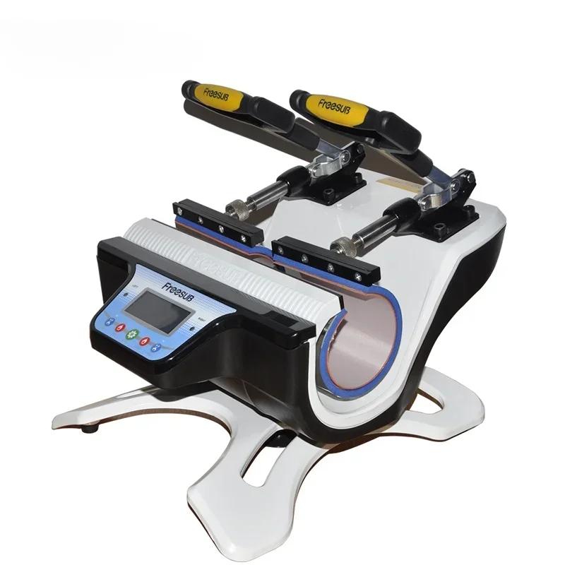 المبيعات الساخنة محطة مزدوجة الصحافة الحرارة آلة التسامي فنجان القهوة ماكينة طباعة القدح السحري ST-210