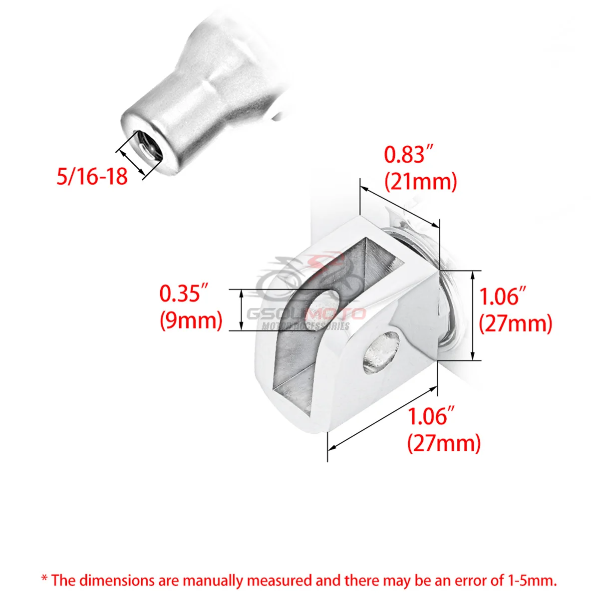 For Honda Interceptor VFR800 2000-2009 VFR 800 Front Rider Foot Peg Mount Adapters For Highway Foot Pegs Motorcycle Parts