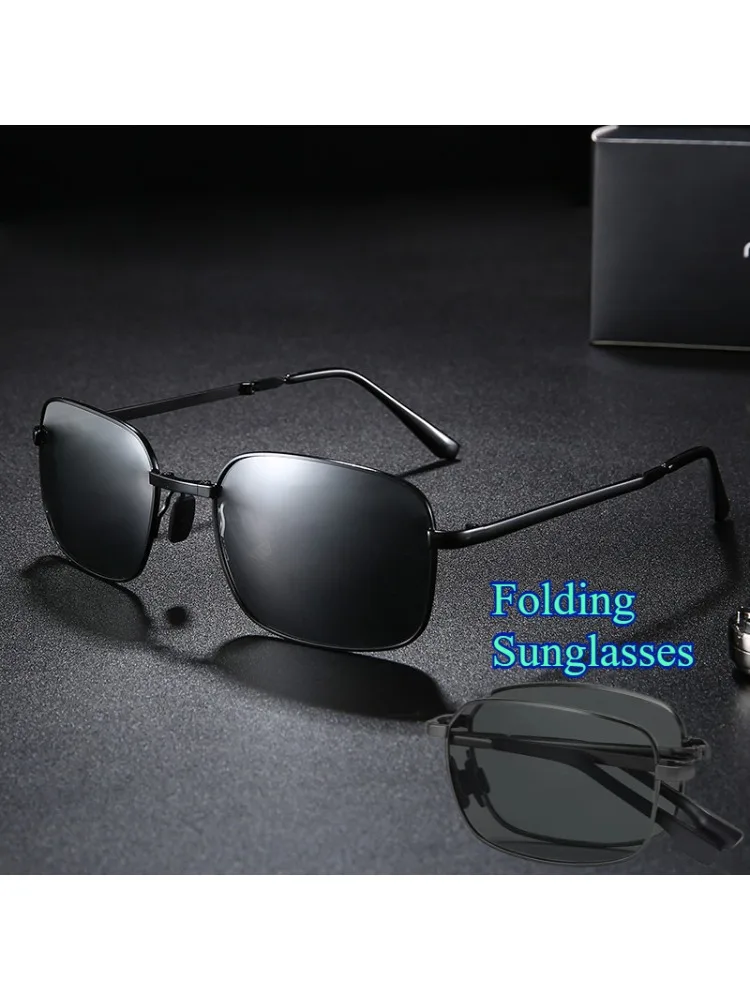 AliExpress MOYOKA UV400 Polarized Sunglasses Man Portable Foldable Round Frame Shade Windshield Eyeglasses Bicycle Accessories Eyewear