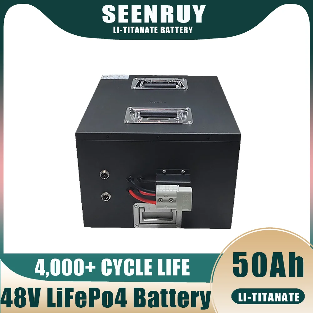 

48V 50AhLiFePO4 бизнес, аккумулятор для осмотра робота AGV, тележка, аккумулятор для вилочного погрузчика, резервный аккумулятор, небольшой источник питания