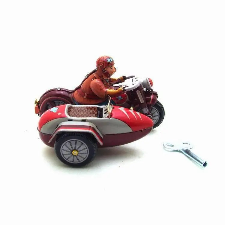 MS450 Motocicletta a tre ruote Personalità nostalgica Ornamento Collezione creativa Giocattolo artigianale in ferro