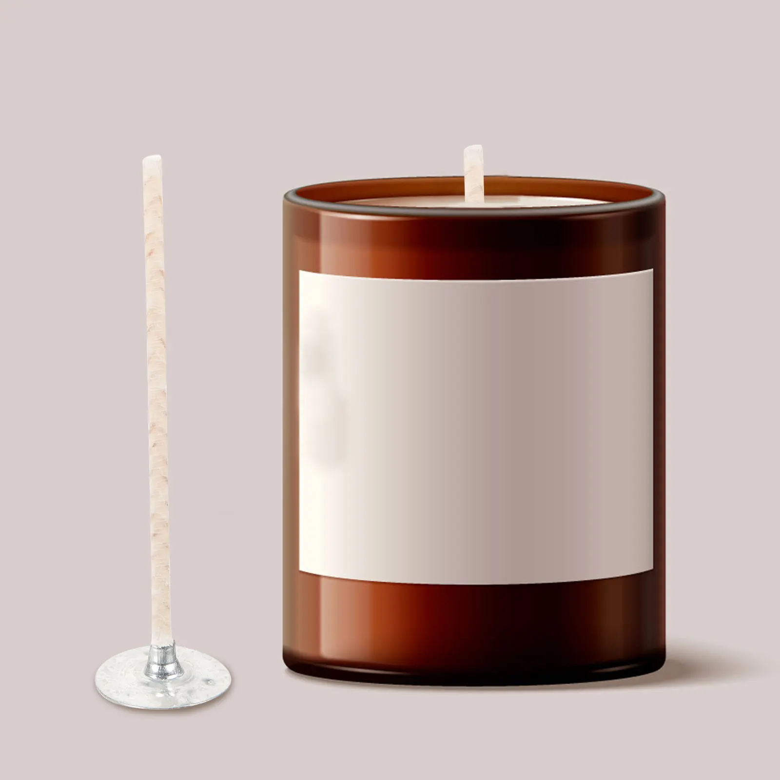 

10 Pcs Aromatherapy Wicks Cotton Thread 7cm Wood Core DIY Supplies Soy Wax Paraffin Compatible Hardware Accessories