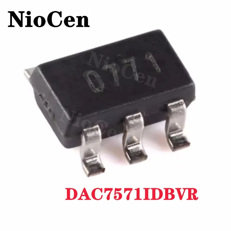 New original DAC7571 DAC7571IDB DAC7571IDBV DAC7571IDBVR SOT-23-6 12 bit analog-to-digital converter chip