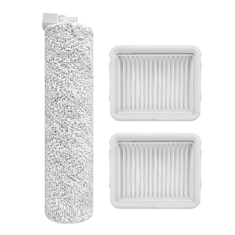 For Xiaomi Mijia Shunzao H100 Pro Wet And Dry Vacuum Cleaner Replacement Parts Soft  Brush Roll Hepa Filter Spare