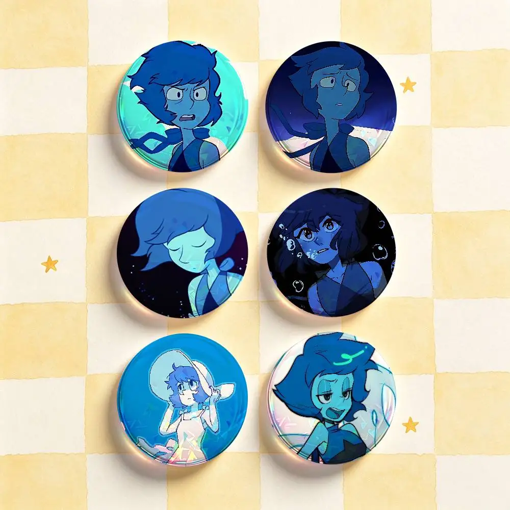 L-Lapis Lazuli Badges Round Nijigen Otaku Culture IP peripheral products 58mm 44mm 32mm 75mm 25mm Mini