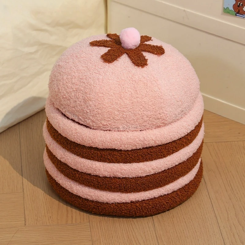 household cute storage ottoman comfortable aesthetic living room storage stool multifunctional