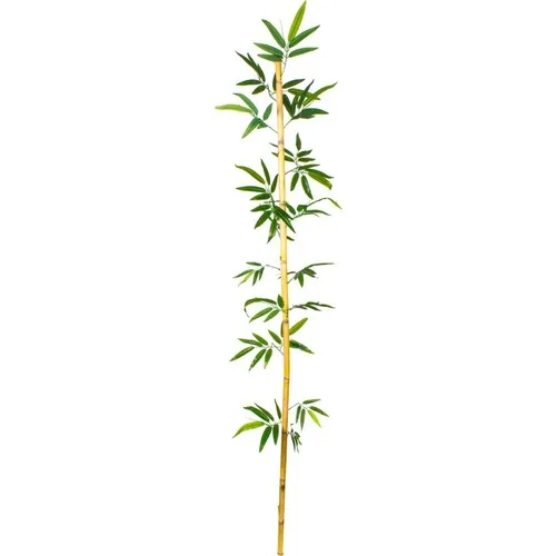 Gardenonya Decorative Artificial Leaf Bamboo Stick 210 cm