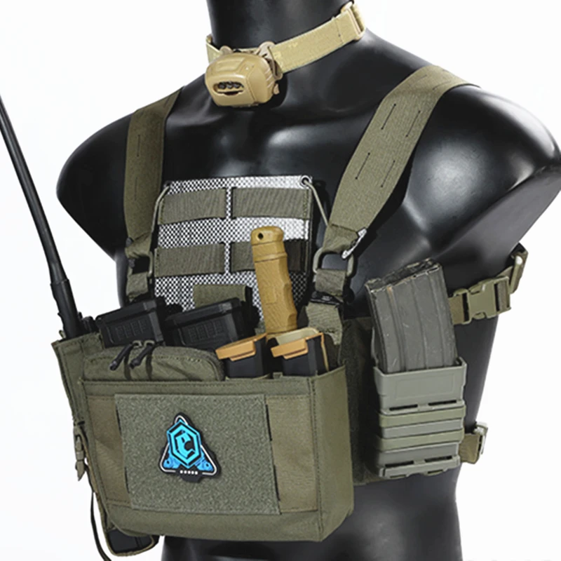 

500D Quick Tactical FRO Style Chest Rig Set FRO Style Magazine Pouch Mag Bag Hunting Hunting Hiking Panel Sport