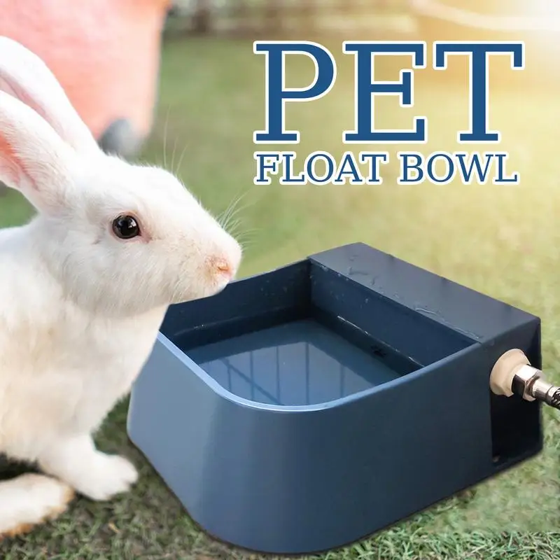 

Refillable Dog Water Bowl Outdoor Float Valve Drinker For Animals Large Capacity Automatic Water Dispenser For Dog Cat Chicken