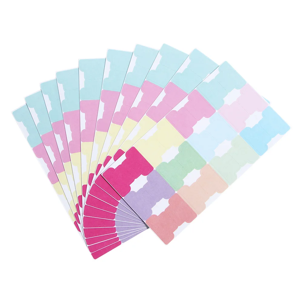 Notebook File Tabs Planner Office Stationery Self-adhesive Paper Tabs Index Label Sticker Index Tab Flags Book Pages Markers