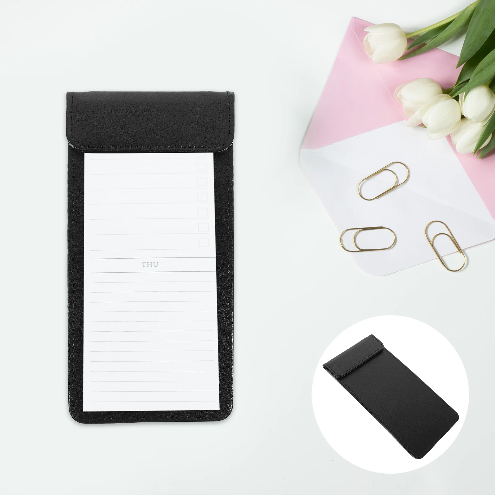 

1pc A6 Size Paper Clipboard Clip Board File Holder For Office Restaurant Order Real Writing Board Student Folder Portable