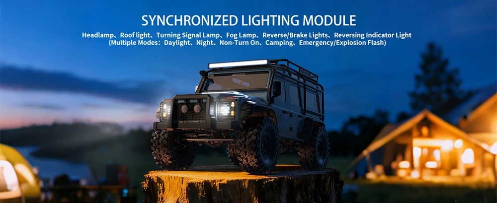 New 1/8 MJX H8H Off Road Rc Car Brushless Climbing Vehicle 8CH Simulation With Light Differential Lock APP Programing RC Crawler