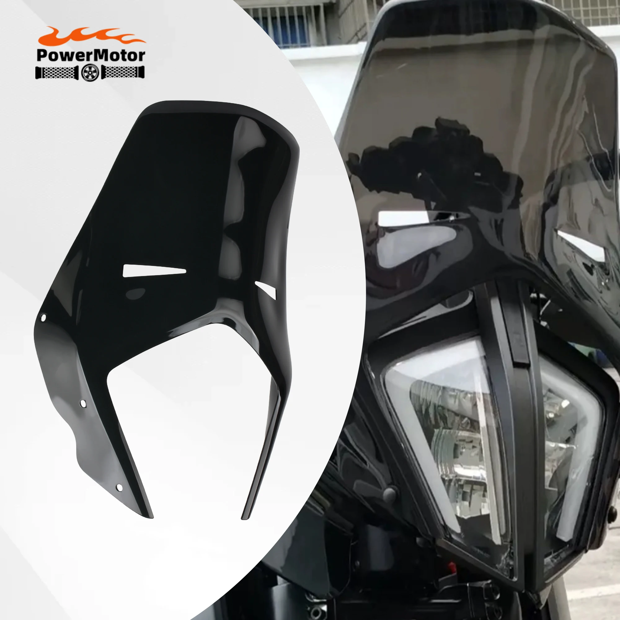

Motorcycle Rally Windshield For KTM DUKE 390 790 890 ADV Adventure Rally 2017-2021 Wind Deflector WindScreen Visor Modification