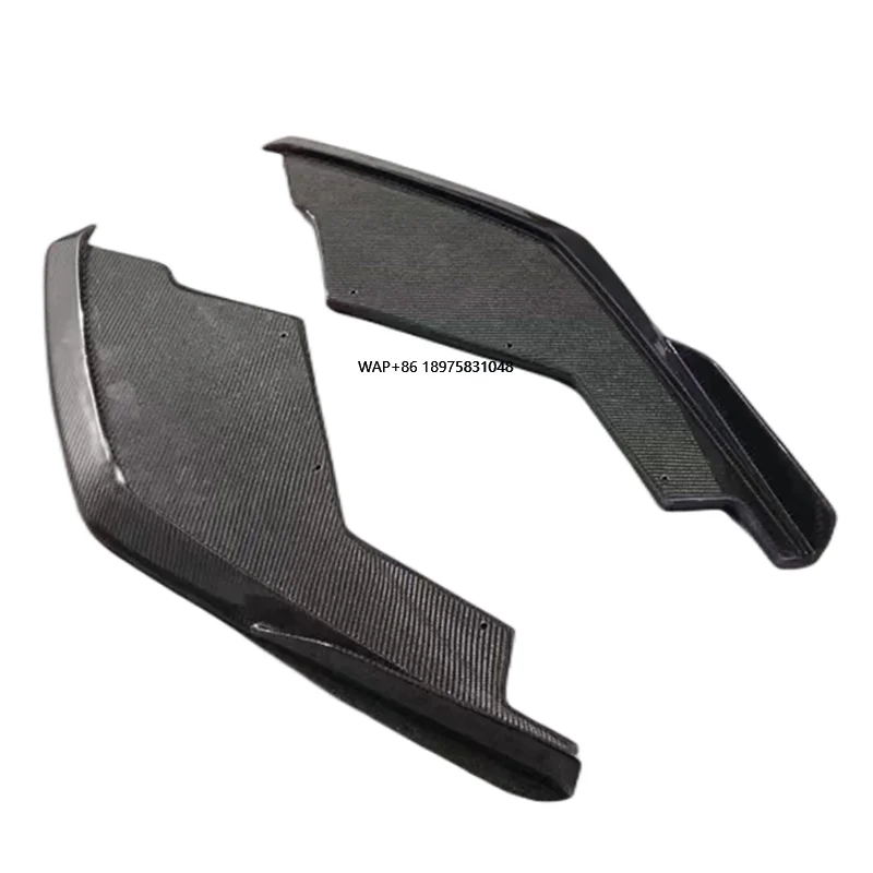 High Quality DMC Type Carbon Fiber Front Bumper Lip Type Front Scraper Spoiler Body Kit for LP610