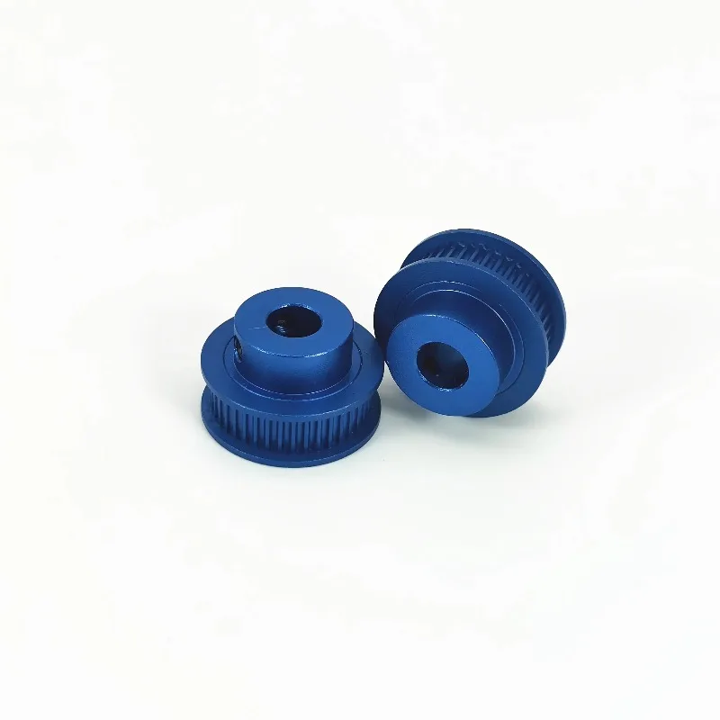 Hoogwaardige aluminium synchrone katrollen Verschillende nauwkeurige kleuren CNC-bewerking voor boren en brozen