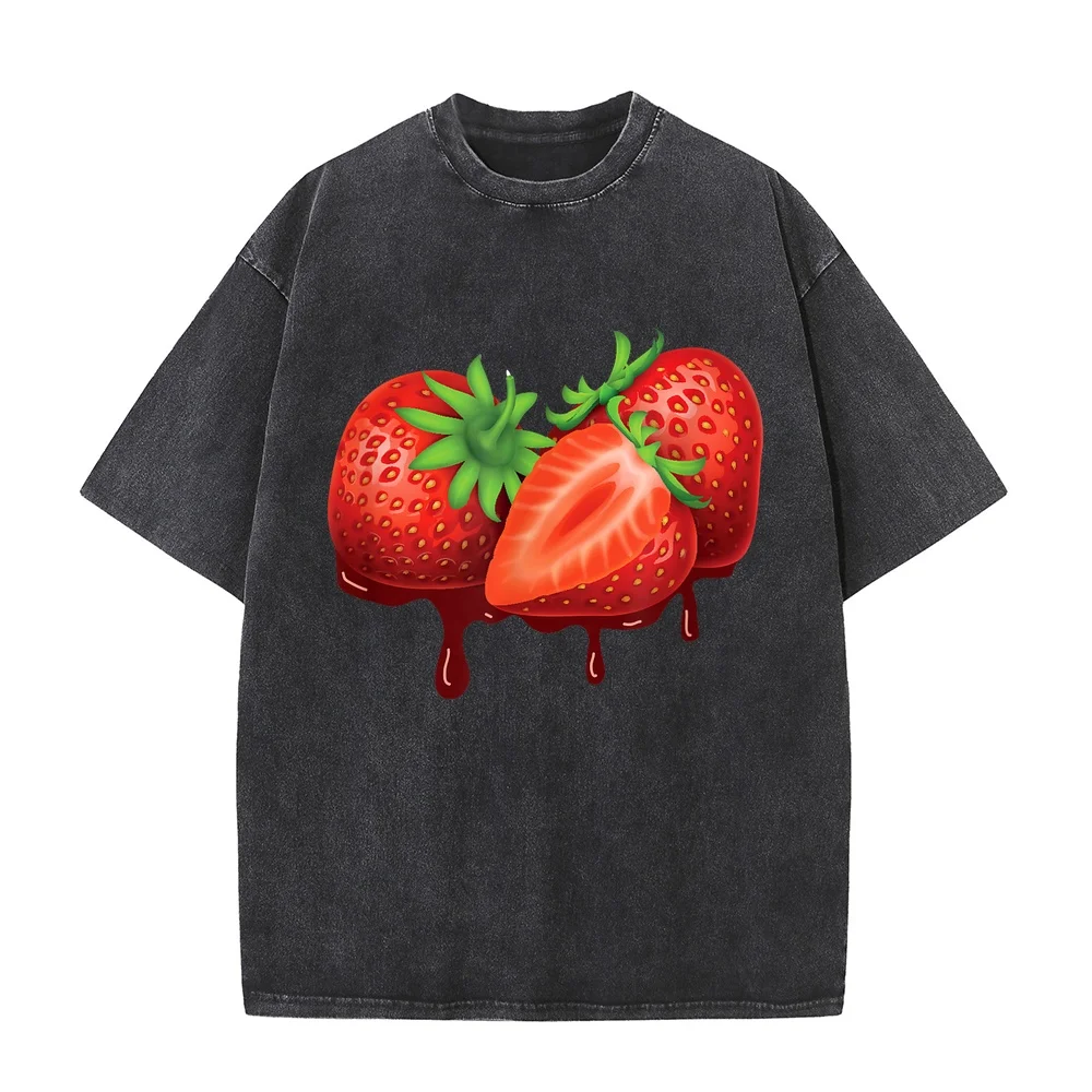 Berry Lover Beautiful Strawberries Fruit Gift T-Shirt Tops Argentina Cotton Casual Top Print Plus Size Tee Short Sleeve Funny