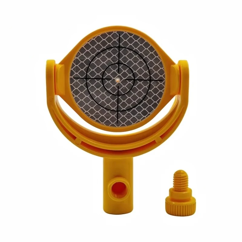 

Tilting Target Reflector with Printed Crosshair Diameter 60mm Sheet 5/8X11 Thread Mini Reflective Sheet for Total Survey Station